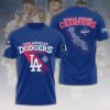 Los Angeles Dodgers 2025 World Series Champions Unisex Performance T-Shirt CHAMP1098