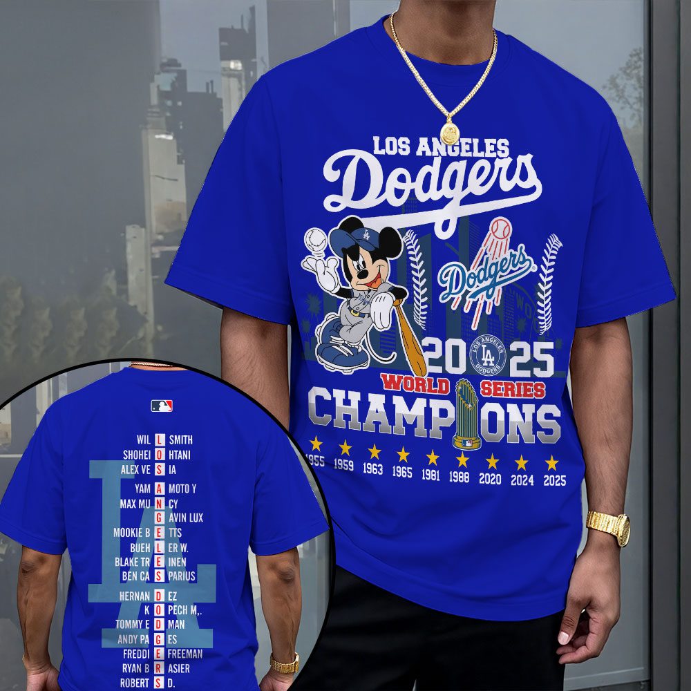Los-Angeles-Dodgers-2025-World-Series-Champions-Unisex-Performance-T-Shirt-CHAMP1101 Los Angeles Dodgers 2025 World Series Champions Unisex Performance T-Shirt CHAMP1101
