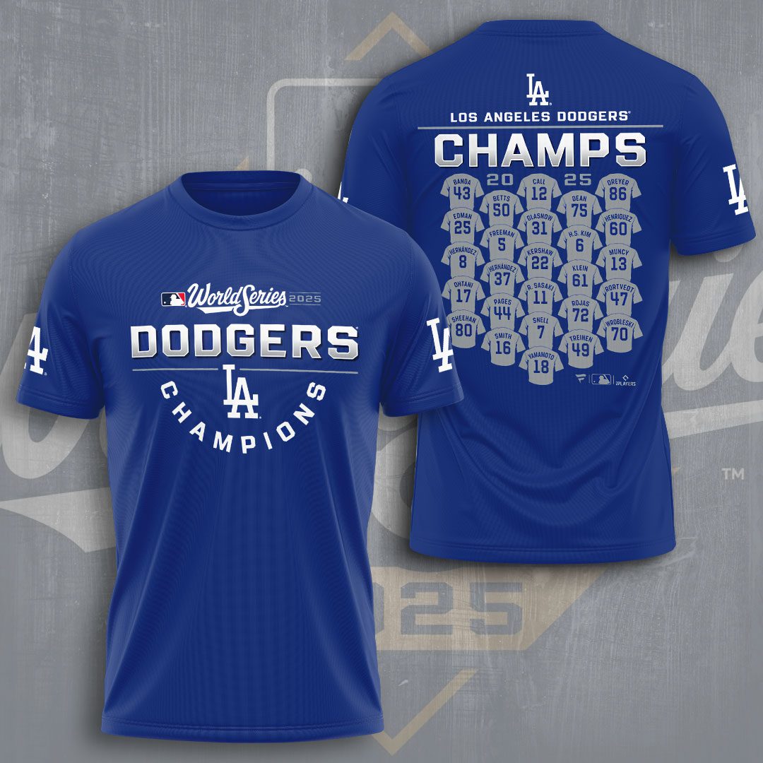 Los-Angeles-Dodgers-Unisex-Performance-T-Shirt-CHAMP1095 Los Angeles Dodgers Unisex Performance T-Shirt CHAMP1095