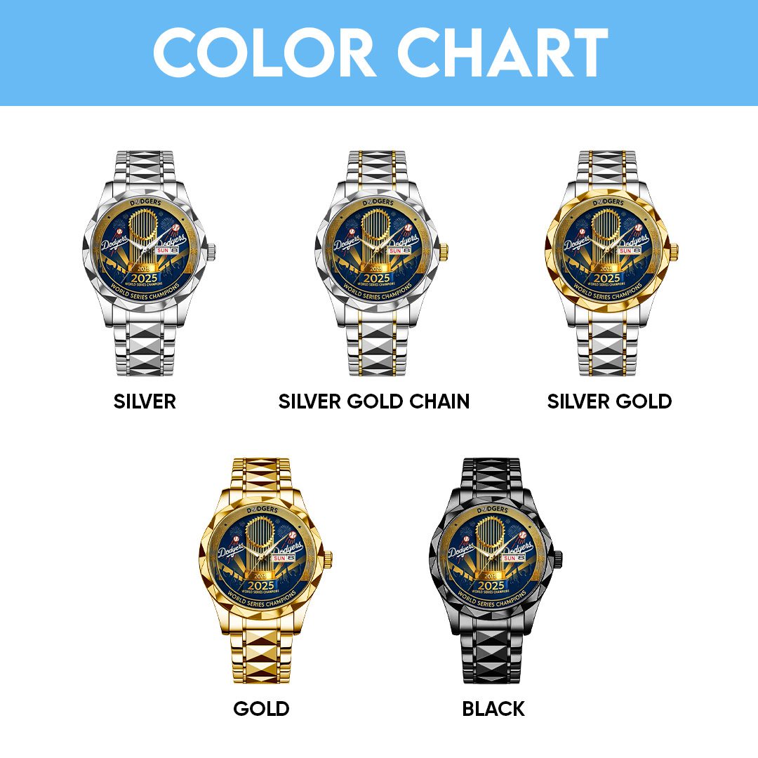 Los-Angeles-Dodgers-World-Series-2025-Alloy-Luxury-Quartz-Watch-CHAMP1002-3