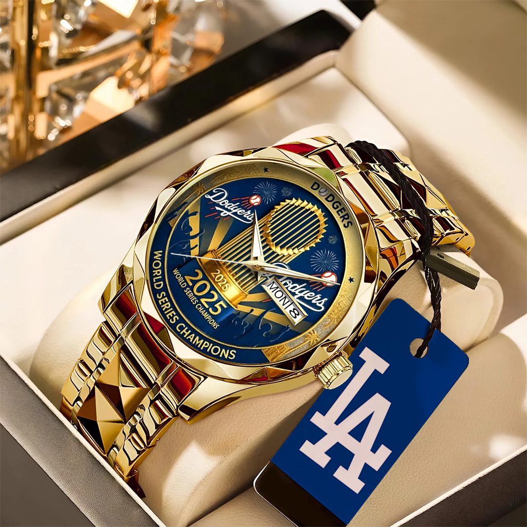 Los Angeles Dodgers World Series 2025 Alloy Luxury Quartz Watch CHAMP1002 Los Angeles Dodgers World Series 2025 Alloy Luxury Quartz Watch CHAMP1002