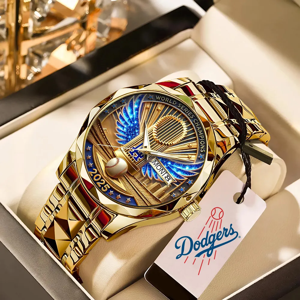 Los Angeles Dodgers World Series 2025 Alloy Luxury Quartz Watch GIFT1027