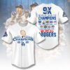 Los Angeles Dodgers World Series 2025 Baseball Jersey CHAMP1015