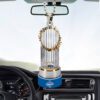 Los Angeles Dodgers World Series 2025 Custom shape 2-sided Acrylic Car Ornament CHAMP1036