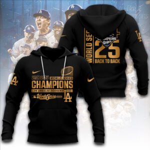 Los Angeles Dodgers World Series 2025 Unisex Performance Hoodie CHAMP1086