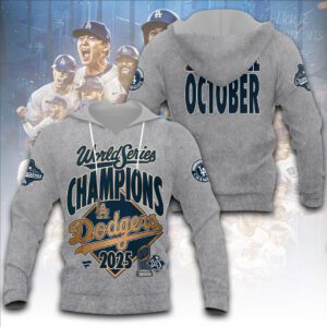 Los Angeles Dodgers World Series 2025 Unisex Performance Hoodie CHAMP1088