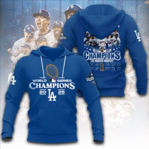 Los Angeles Dodgers World Series 2025 Unisex Performance Hoodie CHAMP1092
