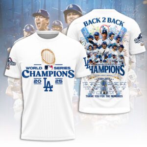 Los Angeles Dodgers World Series 2025 Unisex Performance T-Shirt CHAMP1097