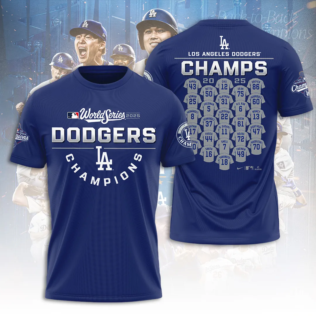 Los Angeles Dodgers World Series 2025 Unisex Performance T-Shirt CHAMP1108