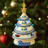 Los Angeles Rams Merry Christmas Ornament 2025