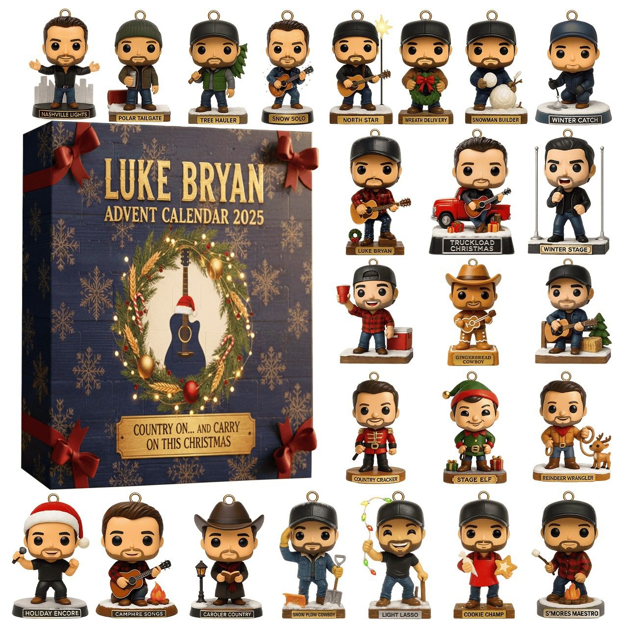 Luke-Bryan-Advent-Calendar-Acrylic-Hanging-Decor-Box-2025-24-Days-of-Country-Charm-Holiday-Cheer Luke Bryan Advent Calendar Acrylic Hanging Decor Box 2025 - 24 Days of Country Charm & Holiday Cheer
