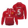 Manchester United Home Unisex Performance Hoodie 24/25 Season SCC1424