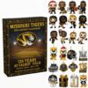 Missouri Tigers 135Th Anniversary Advent Calendar Acrylic Hanging Decor Box 2025