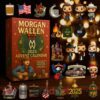 Morgan Wallen Whiskey Weather Christmas 2025 Advent Calendar Acrylic Hanging Decor Box