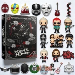 My Chemical Romance The Black Parade Advent Calendar Acrylic Hanging Decor Box 2025