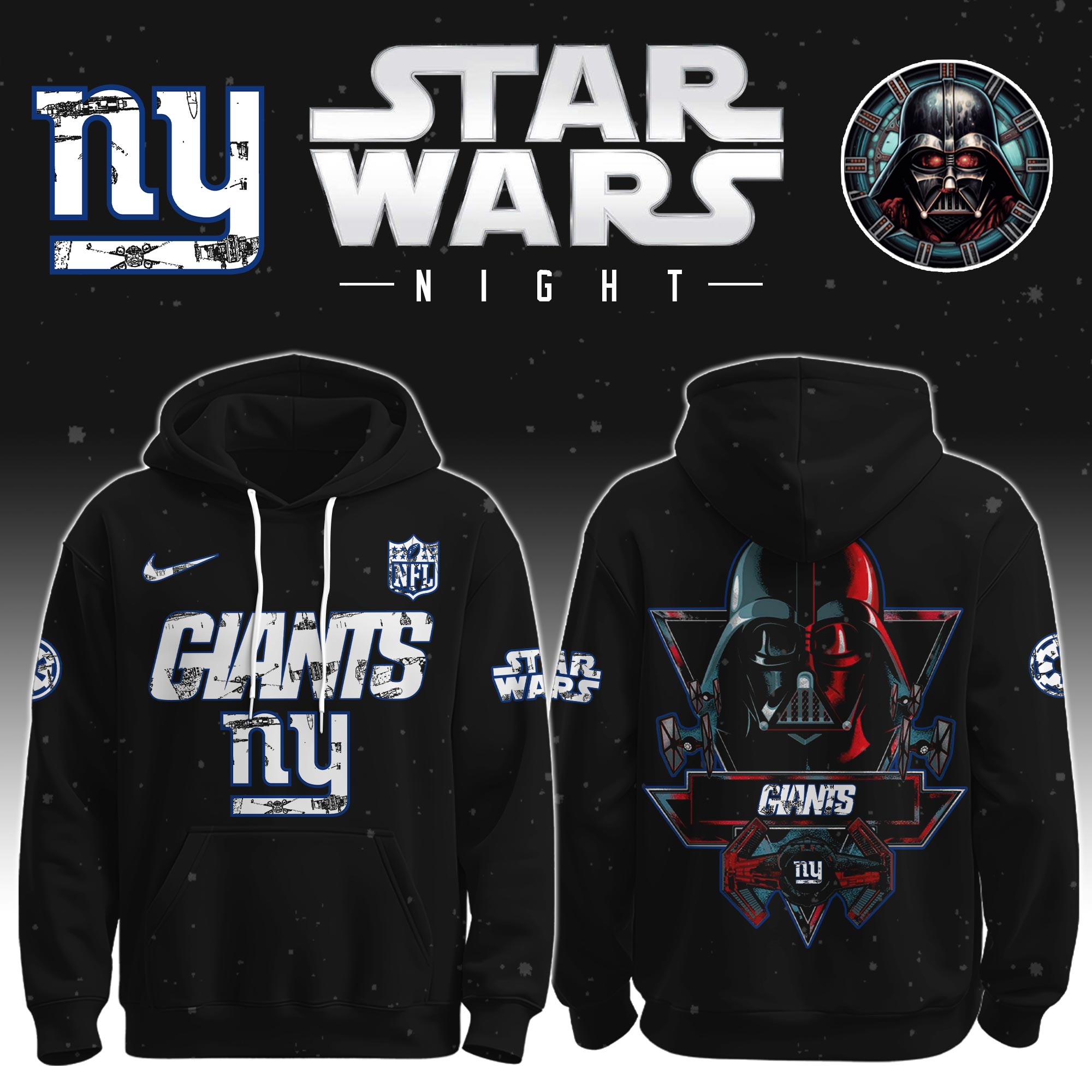 New-York-Giants-Star-Wars-Darth-Vader-Limited-Editions-Performance-Unisex-Hoodie-Jogger-Set New York Giants Star Wars Darth Vader Limited Editions Performance Unisex Hoodie Jogger Set