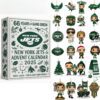 New York Jets Advent Calendar Acrylic Hanging Decor Box 2025 65Th Anniversary