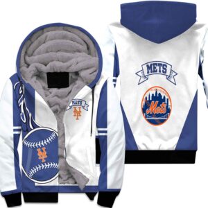 New York Mets 3D Unisex Fleece Hoodie