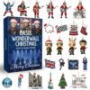 Oasis 3D Advent Calendar Acrylic Hanging Decor Box Christmas Gift idea 2025 24 Days Countdown Xmas Calendar