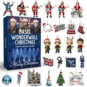 Oasis 3D Advent Calendar Acrylic Hanging Decor Box Christmas Gift idea 2025 24 Days Countdown Xmas Calendar