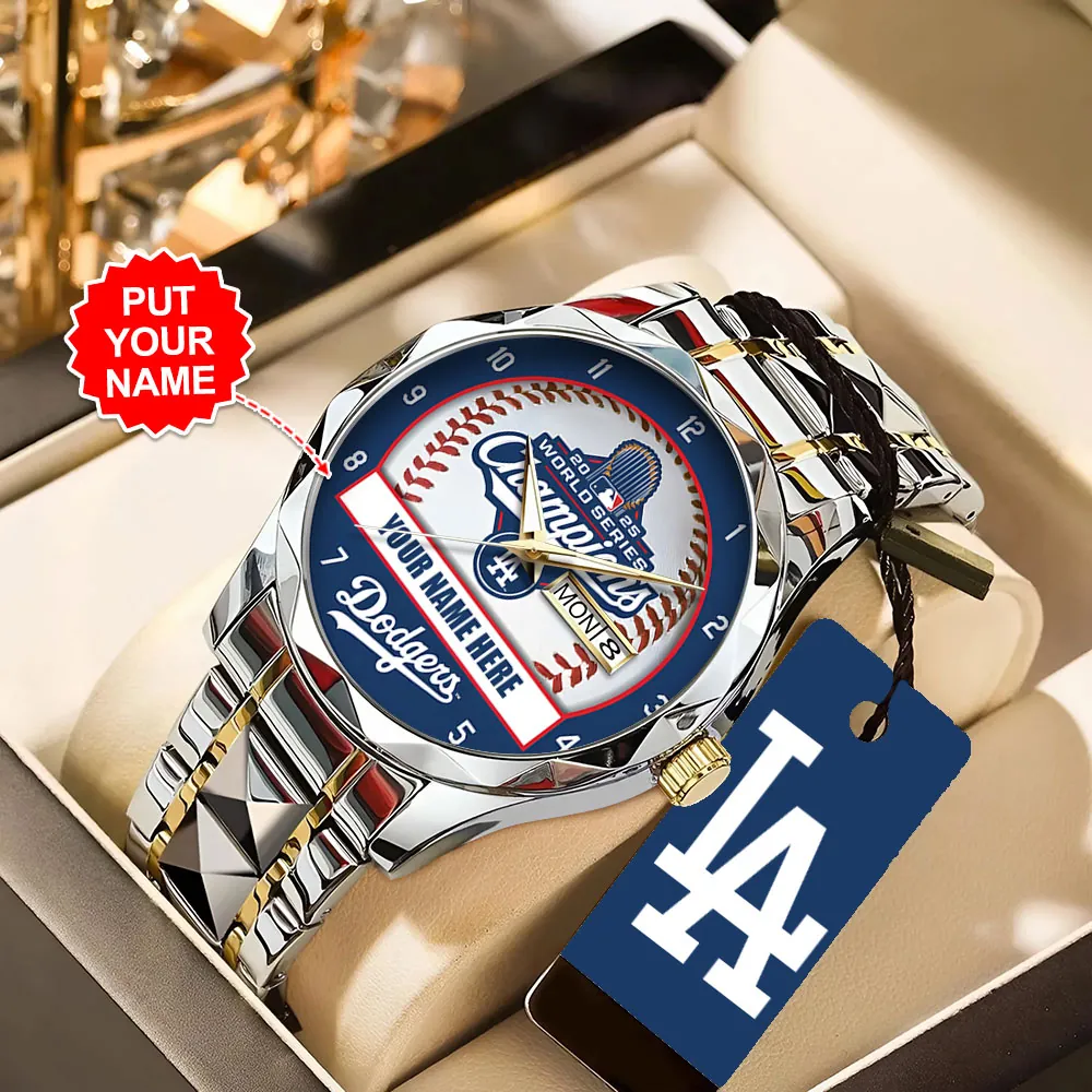 Personalized Los Angeles Dodgers World Series 2025 Alloy Luxury Quartz Watch GIFT1049