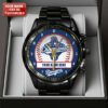 Personalized Los Angeles Dodgers World Series 2025 Black Stainless Steel Watch GIFT1047