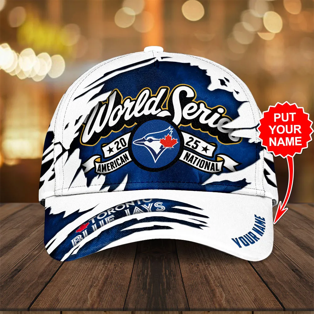 Personalized Toronto Blue Jays World Series 2025 Classic Cap  TRT1051