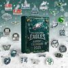 Philadelphia Eagles Advent Calendar Acrylic Hanging Decor Box 2025 - Christmas Gift