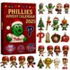 Philadelphia Phillies Advent Calendar Acrylic Hanging Decor Box 2025 142Th Anniversary