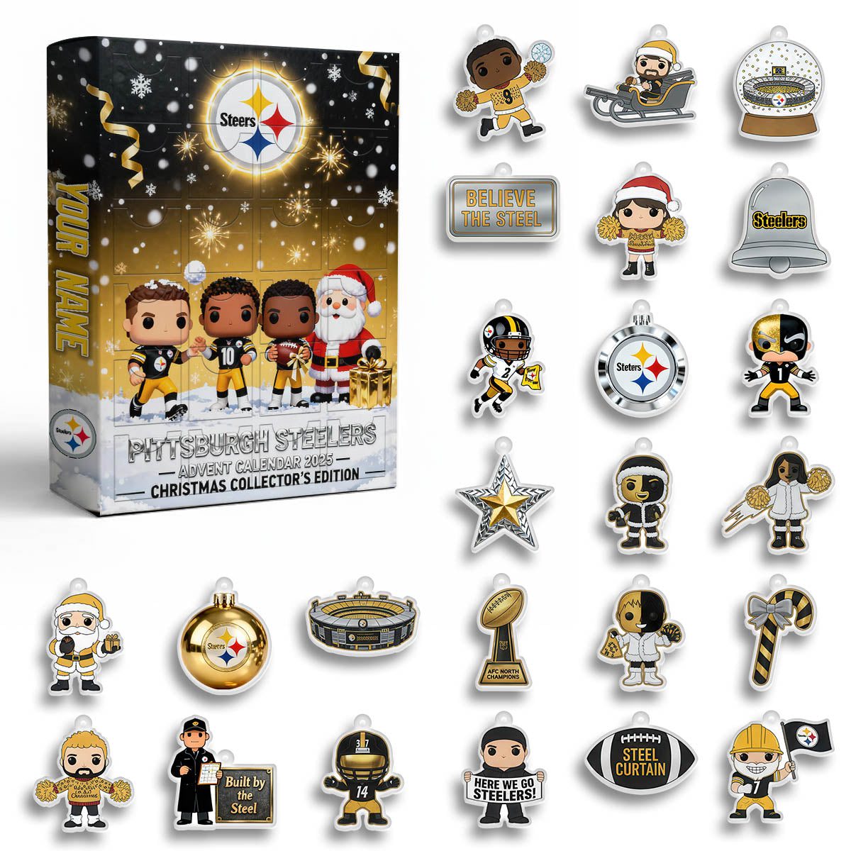 Pittsburgh-Steelers-2025-Advent-Calendar-Acrylic-Hanging-Decor-Box-Limited-Edition-1