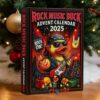 Rock Music Duck Advent Calendar Acrylic Hanging Decor Box 2025