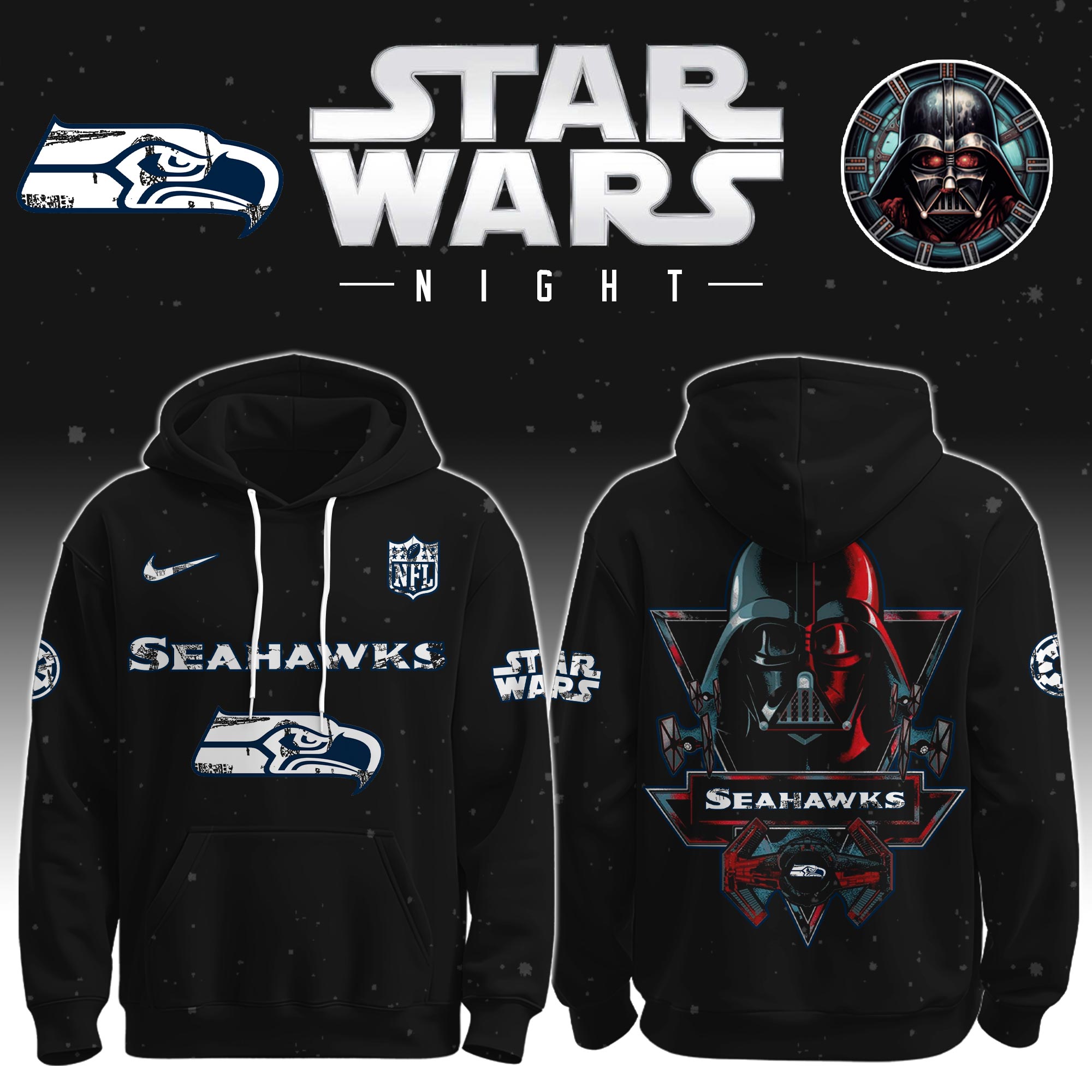 Seattle-Seahawks-Star-Wars-Darth-Vader-Limited-Editions-Performance-Unisex-Hoodie-Jogger-Set Seattle Seahawks Star Wars Darth Vader Limited Editions Performance Unisex Hoodie Jogger Set