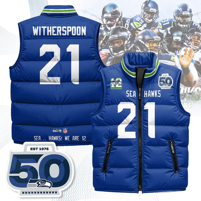 Seattle-Seahawks-Unisex-Puffer-Vest-Sleeveless-Down-Jacket-Royal-Devon-Witherspoon-21 Seattle Seahawks Unisex Puffer Vest Sleeveless Down Jacket- Royal / Devon Witherspoon - 21
