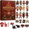 Tampa Bay Buccaneers 49Th Anniversary Advent Calendar Acrylic Hanging Decor Box 2025