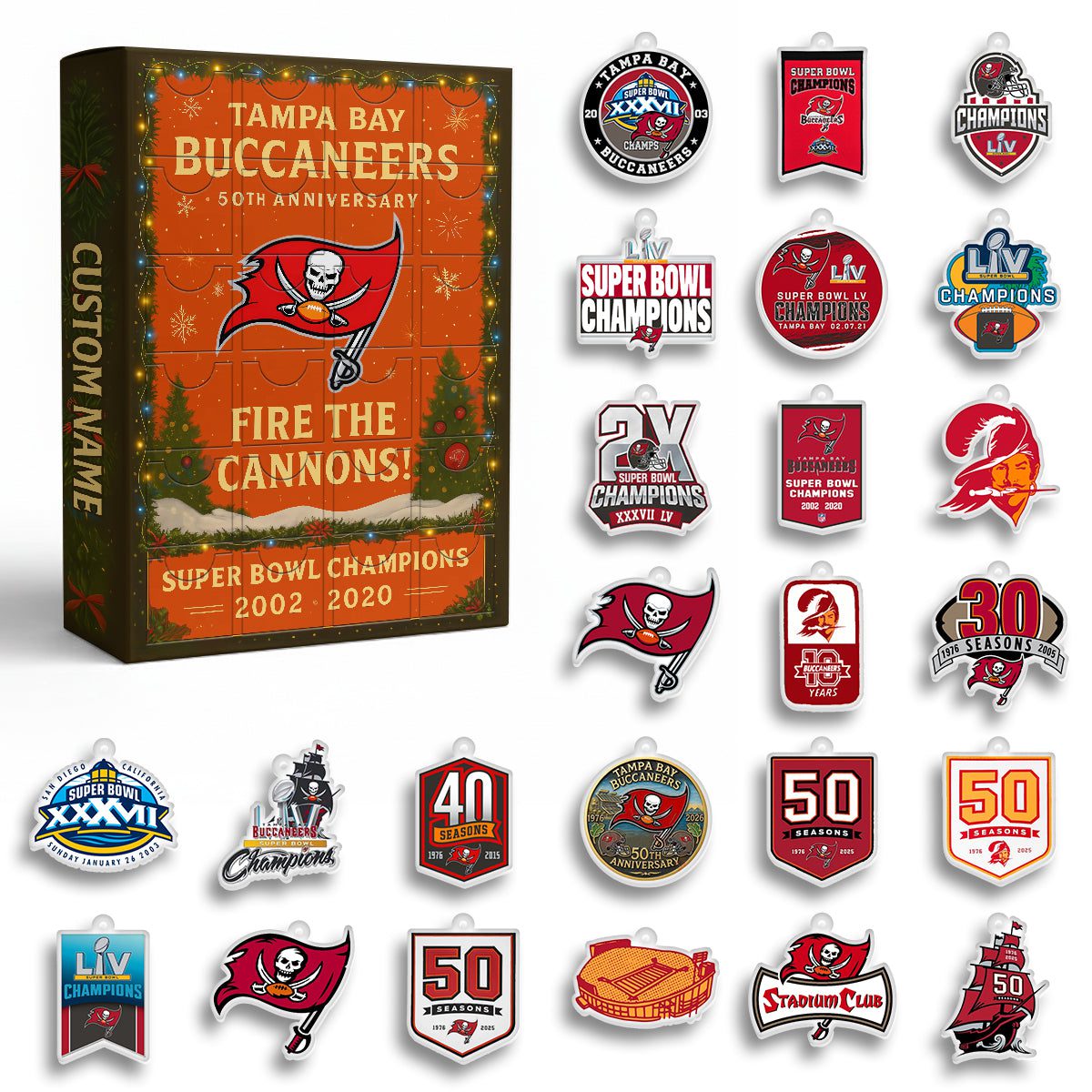Tampa-Bay-Buccaneers-Advent-Calendar-Acrylic-Hanging-Decor-Box-2025-Christmas-Gift-1