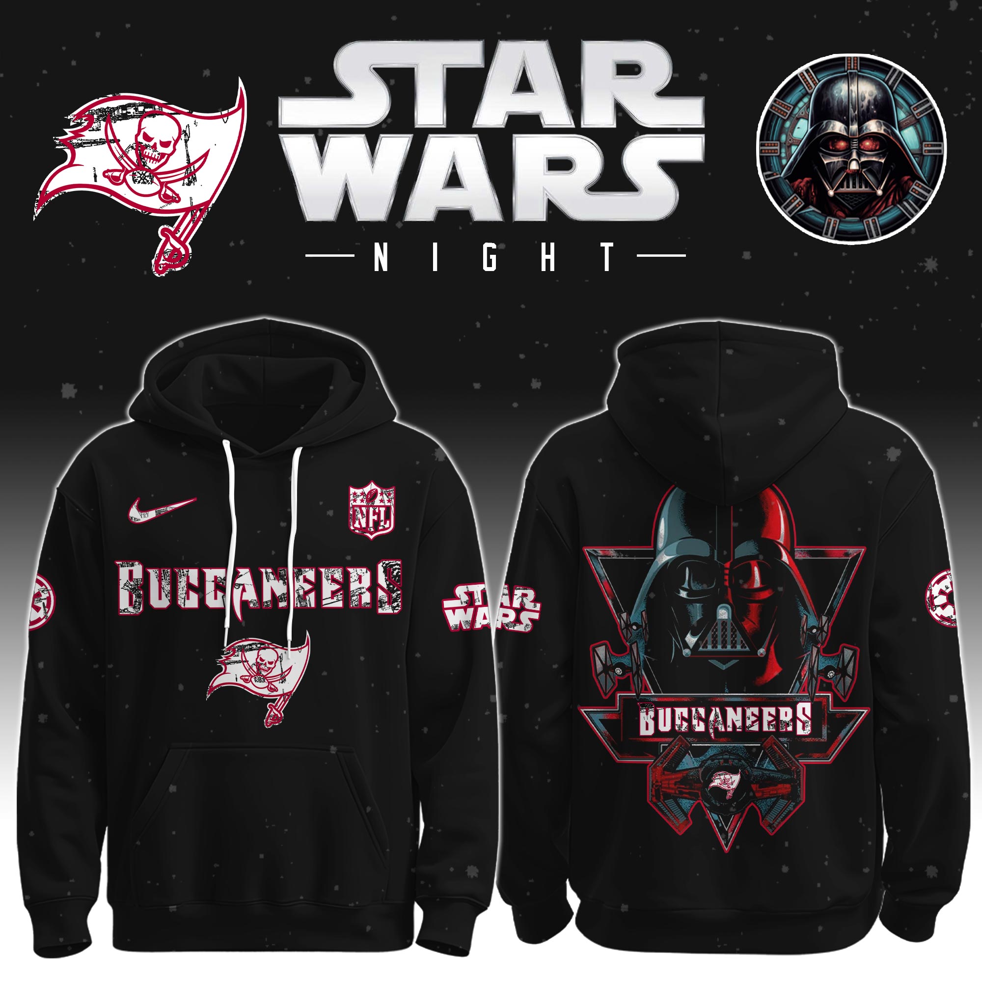 Tampa-Bay-Buccaneers-Star-Wars-Darth-Vader-Limited-Editions-Performance-Unisex-Hoodie-Jogger-Set Tampa Bay Buccaneers Star Wars Darth Vader Limited Editions Performance Unisex Hoodie Jogger Set
