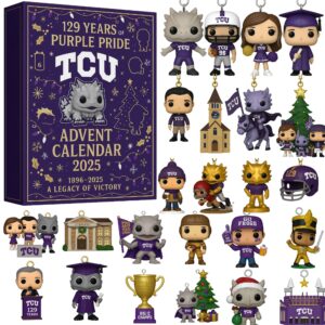 Texas Tech Red Raiders Limited Edition 2025 Advent Calendar Acrylic Hanging Decor Box