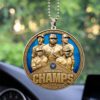 Toronto Blue Jays 2025 American League Champions Custom shape 2-sided Acrylic Car Ornament  TRT1019