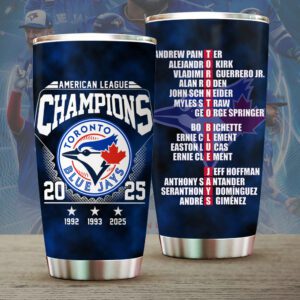 Toronto Blue Jays 2025 American League Champions Tumbler Cup  TRT1045