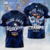 Toronto Blue Jays 2025 American League Champions Unisex Performance T-Shirt TRT1076