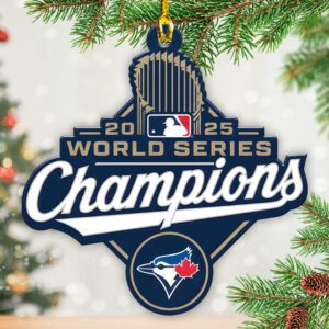 Toronto Blue Jays Custom Shape 2-sided Acrylic Ornament  TRT1015