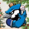 Toronto Blue Jays Custom Shape 2-sided Acrylic Ornament  TRT1023