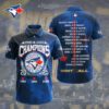 Toronto Blue Jays WinCraft 2025 American League Champions Polo Shirt TRT1094
