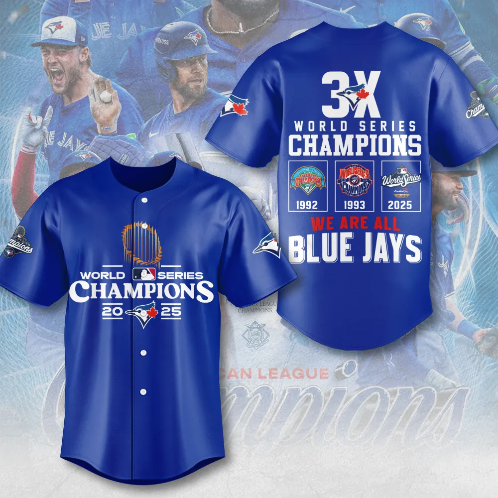 Toronto Blue Jays World Series 2025 Baseball Jersey  TRT1008