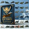U.S. Air Force 78th Anniversary 2025 Advent Calendar Acrylic Hanging Decor Box