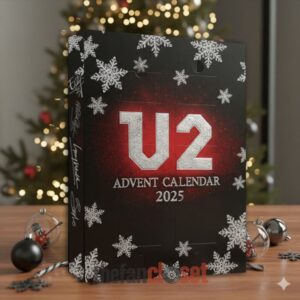 U2 Band Christmas 2025 Advent Calendar Acrylic Hanging Decor Box
