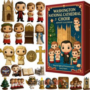 Washington National Cathedral Choir Advent Calendar Acrylic Hanging Decor Box 2025