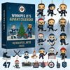 Winnipeg Jets NHL Limited Edition 2025 Advent Calendar Acrylic Hanging Decor Box