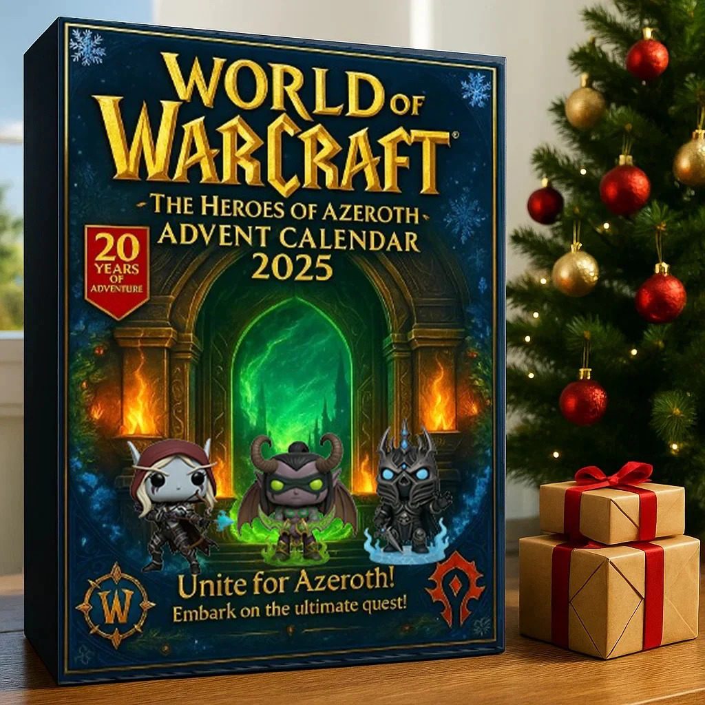 World-of-Warcraft-The-Heroes-of-Azeroth-Advent-Calendar-Acrylic-Hanging-Decor-Box-1