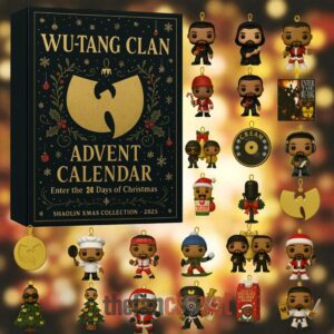 Wu-Tang Clan 2025 Christmas Limited Edition Advent Calendar Acrylic Hanging Decor Box